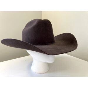 Twister by MF youth L brown cowboy hat